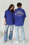 Track Star Tee - Electric Blue