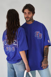 Track Star Tee - Electric Blue