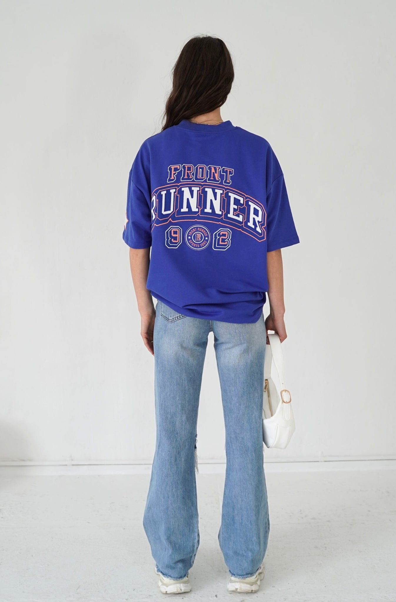 Track Star Tee - Electric Blue