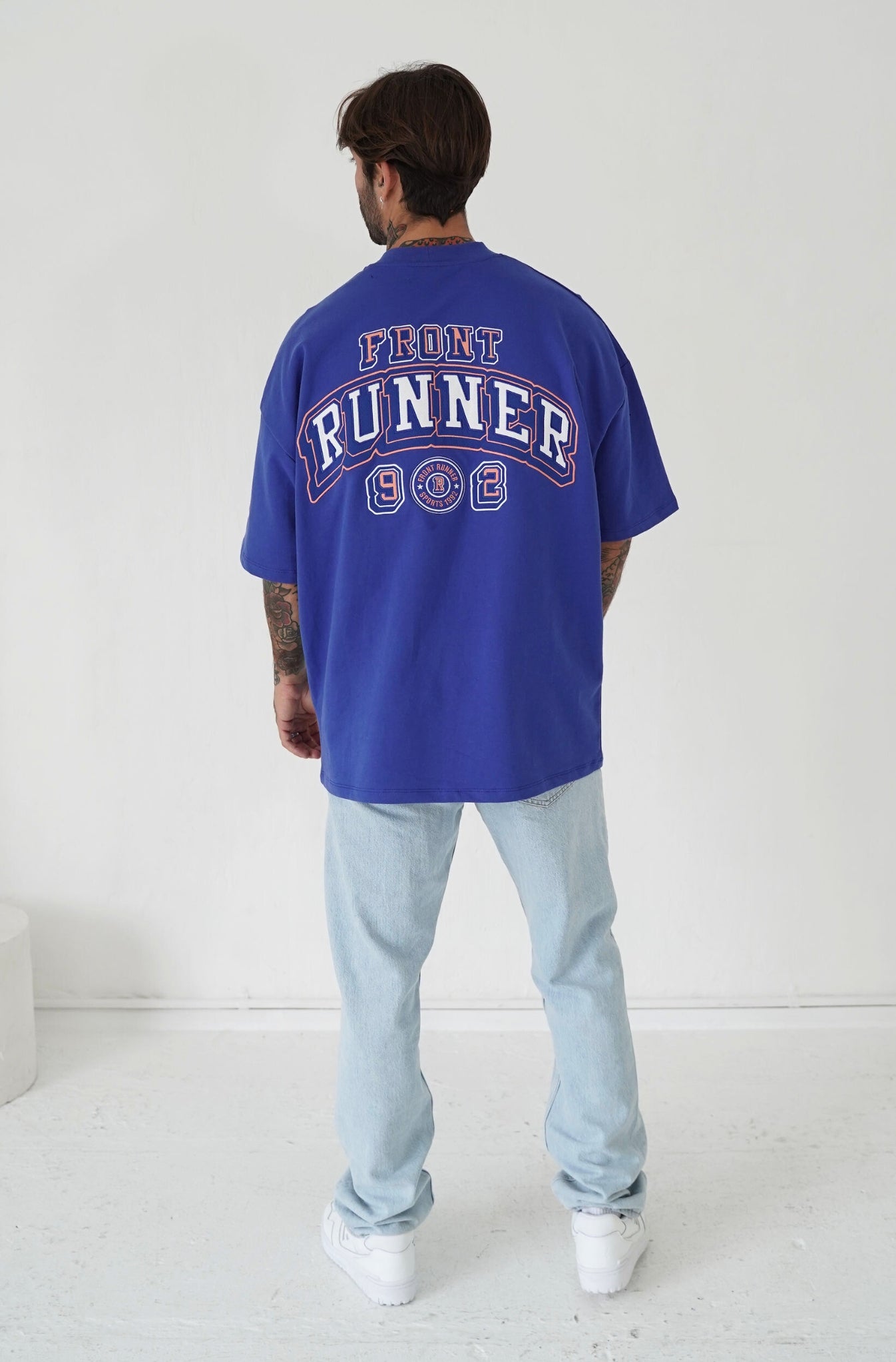 Track Star Tee - Electric Blue
