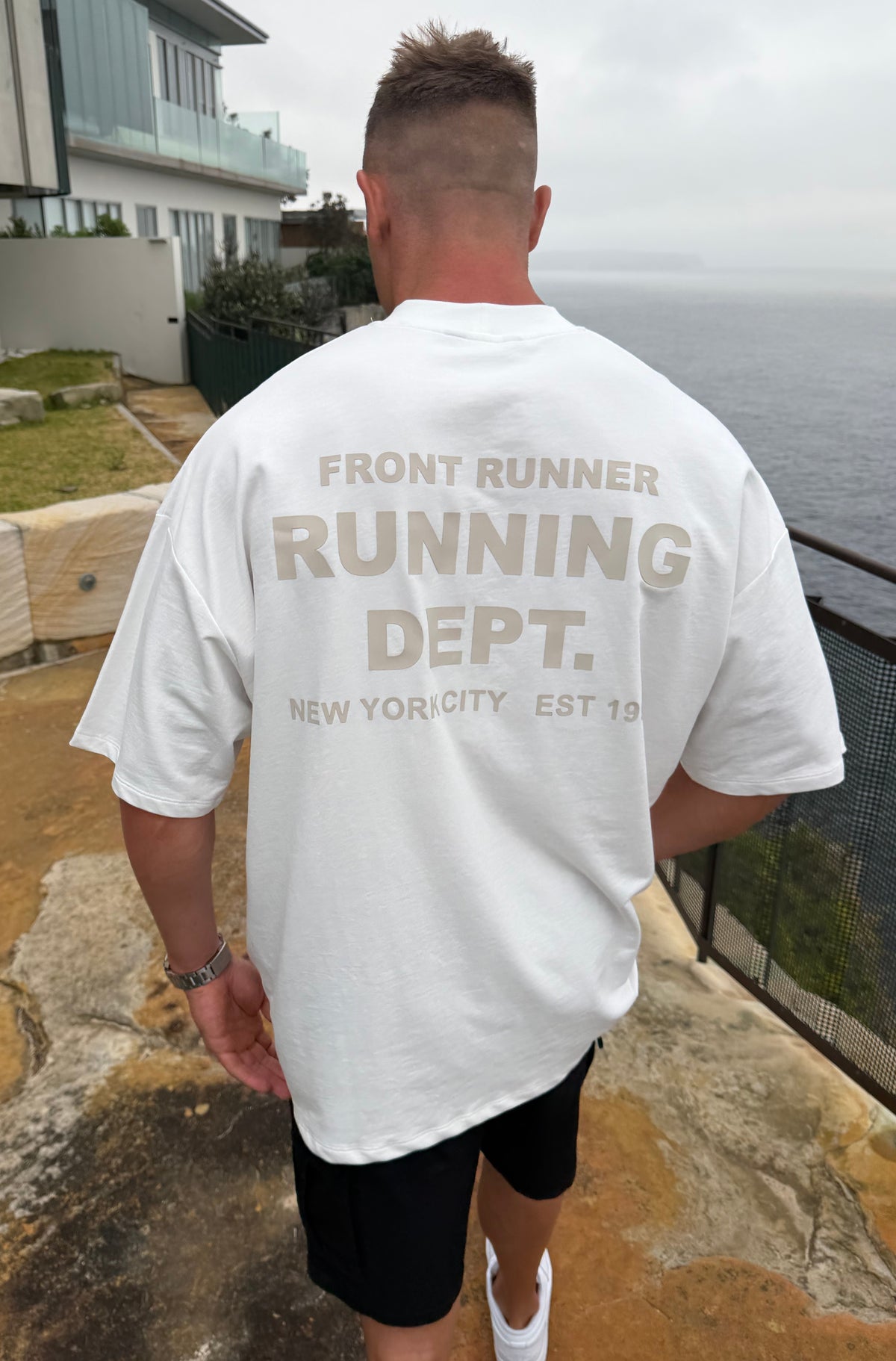 Running Dept Tee - Vanilla Malt - Men