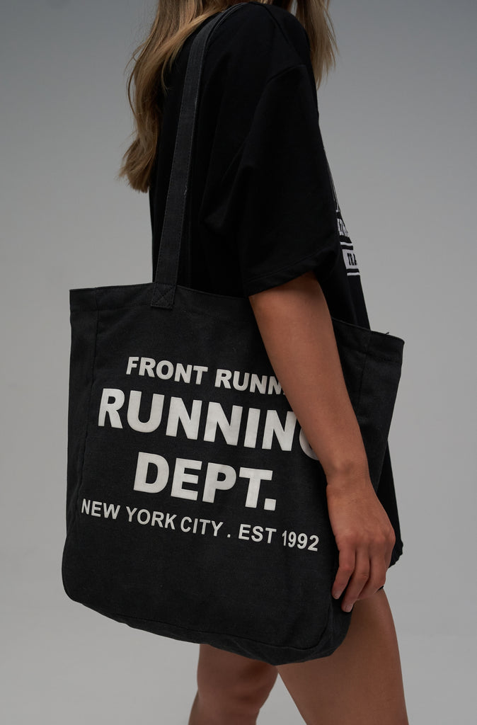 Running Dept Tote Bag - Black
