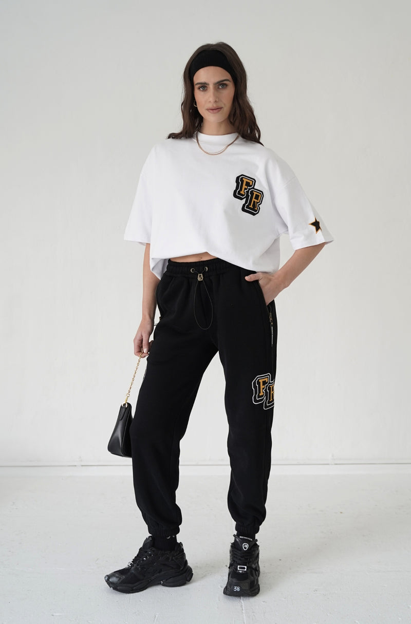 Track Star Tee - White