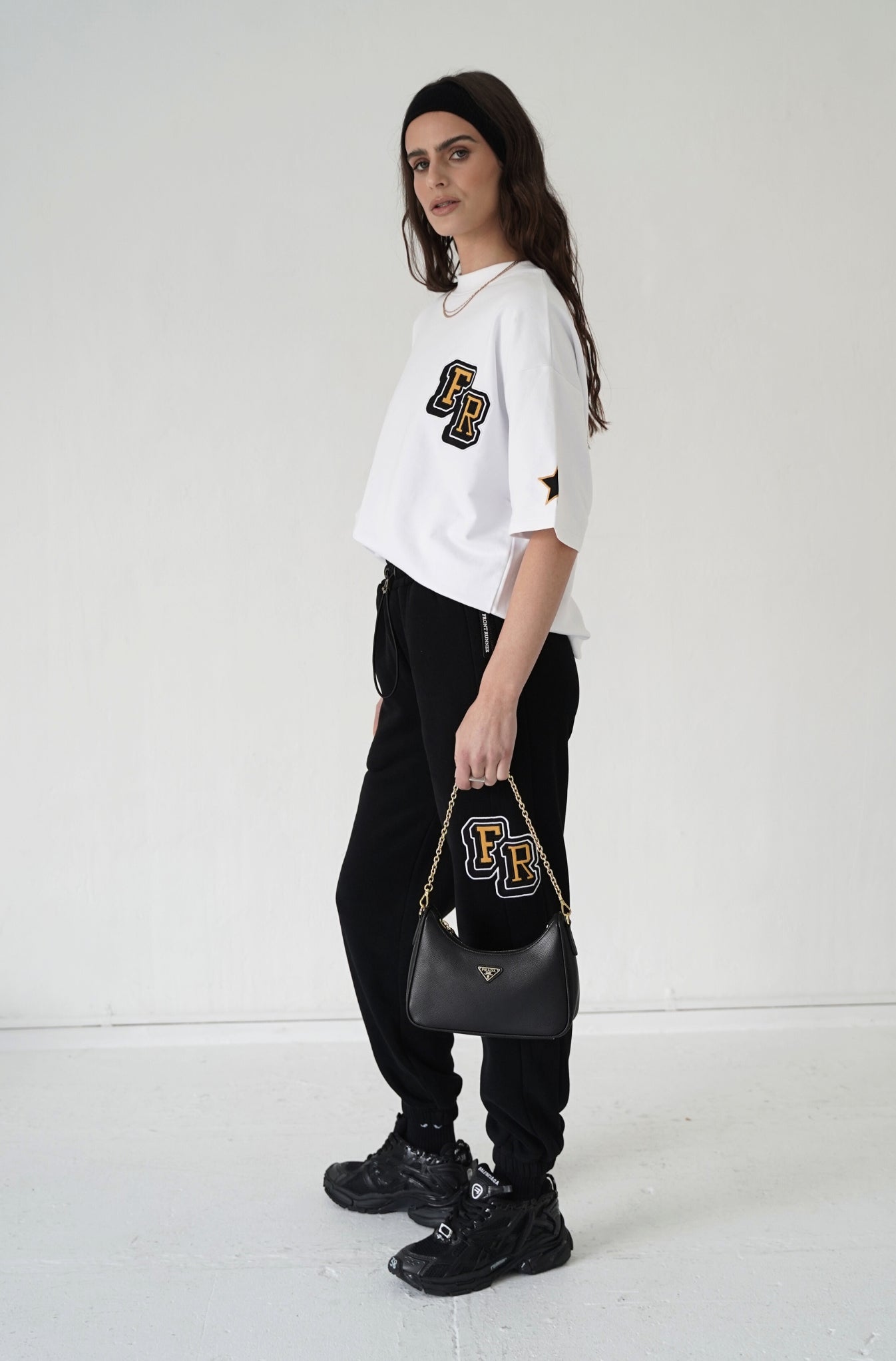 Track Star Tee - White