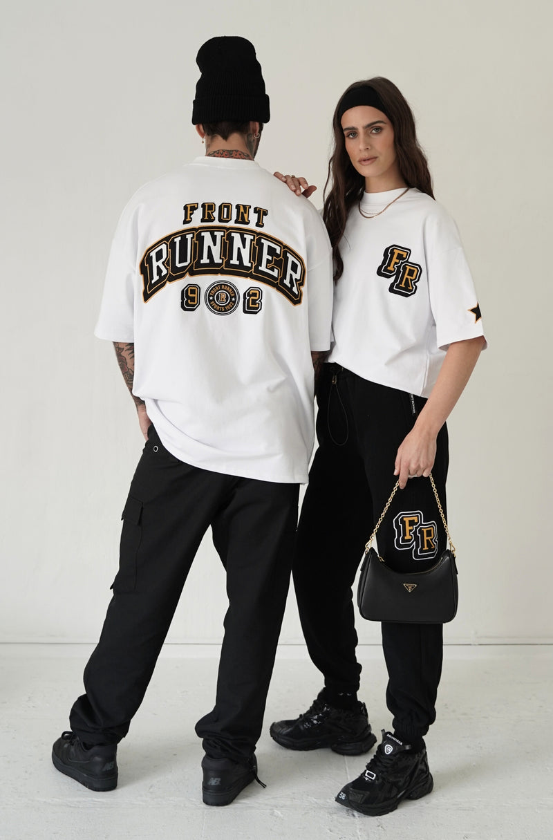 Track Star Tee - White