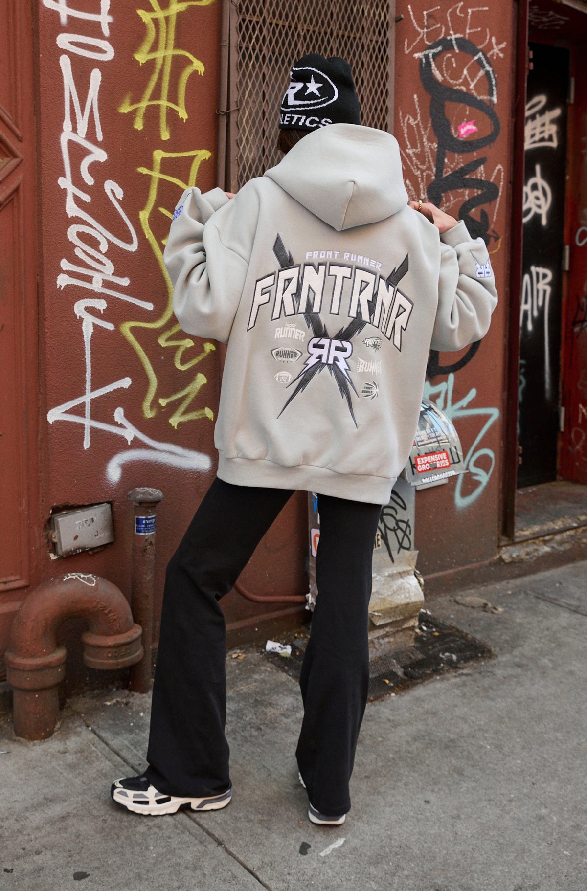 FRNTRNR Bolt Hoodie Grey [women]