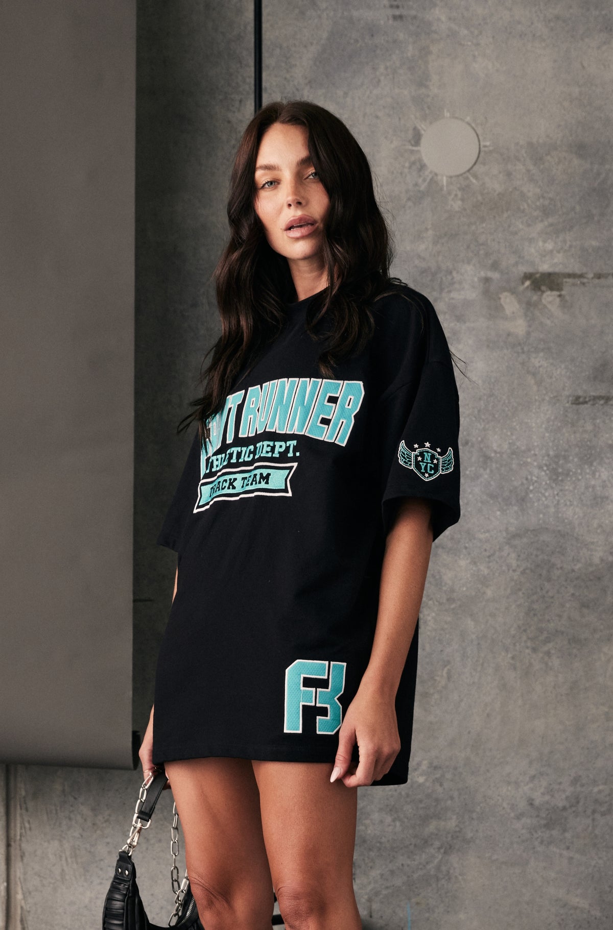 Athletic Department Tee - Black - Women