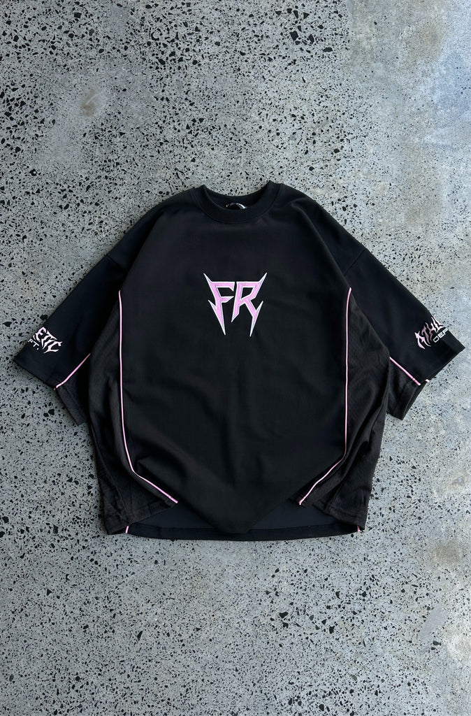 No Mercy Jersey - Black/Candy