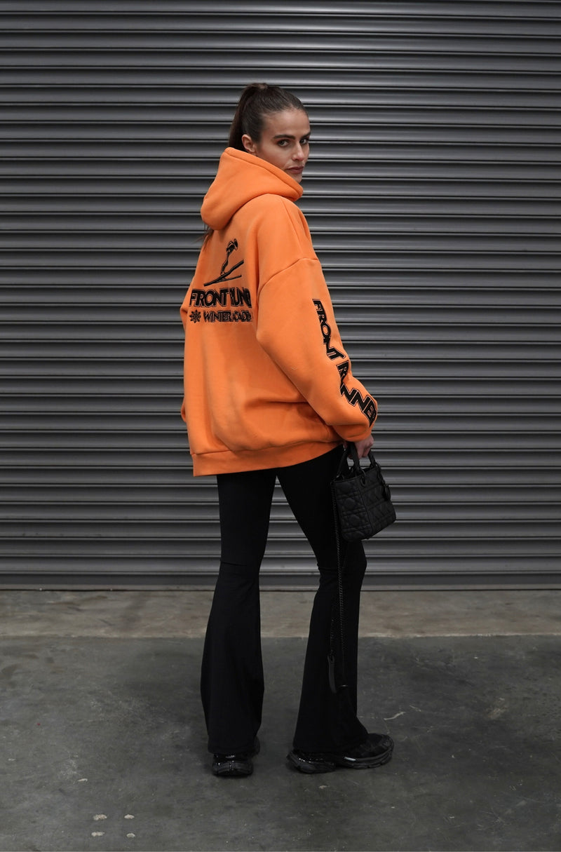 Winter Academy Hoodie - Orange