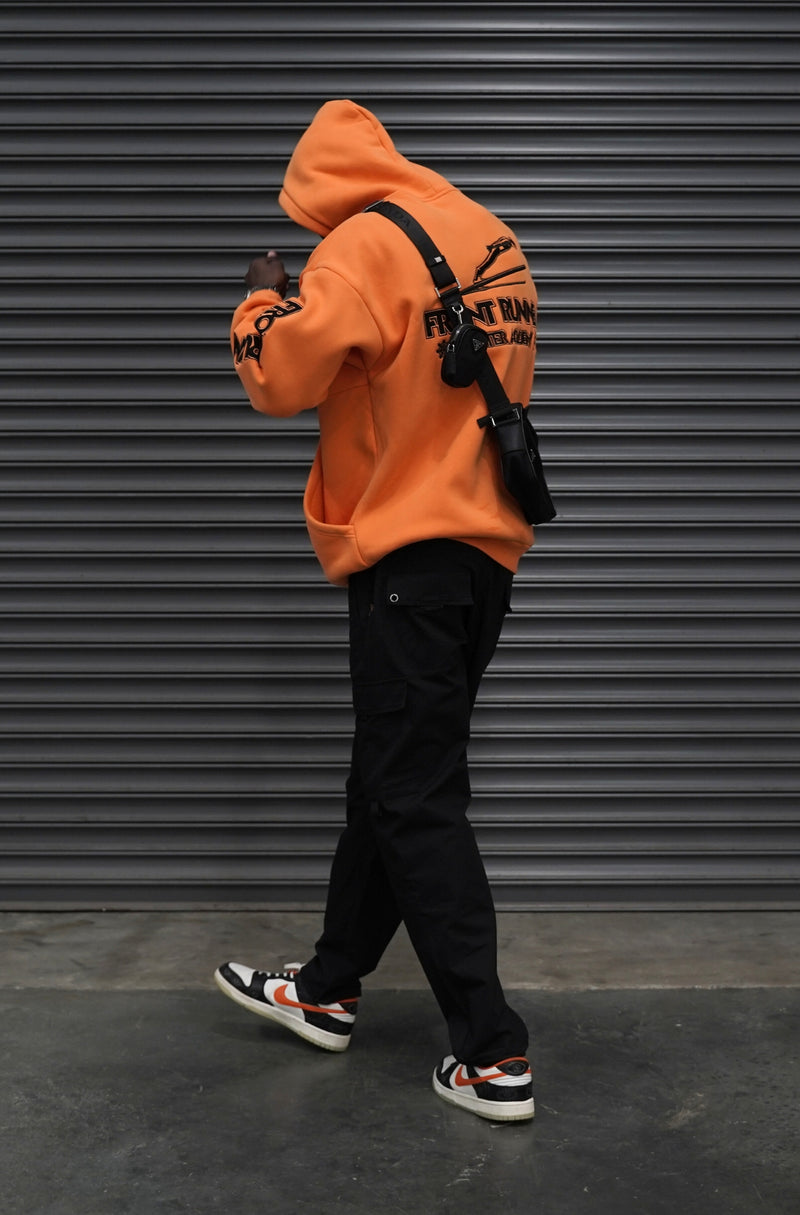 Winter Academy Hoodie - Orange