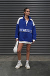 1/4 Zip Sweater - Blue