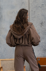 Season Zipped Hood - Mocha