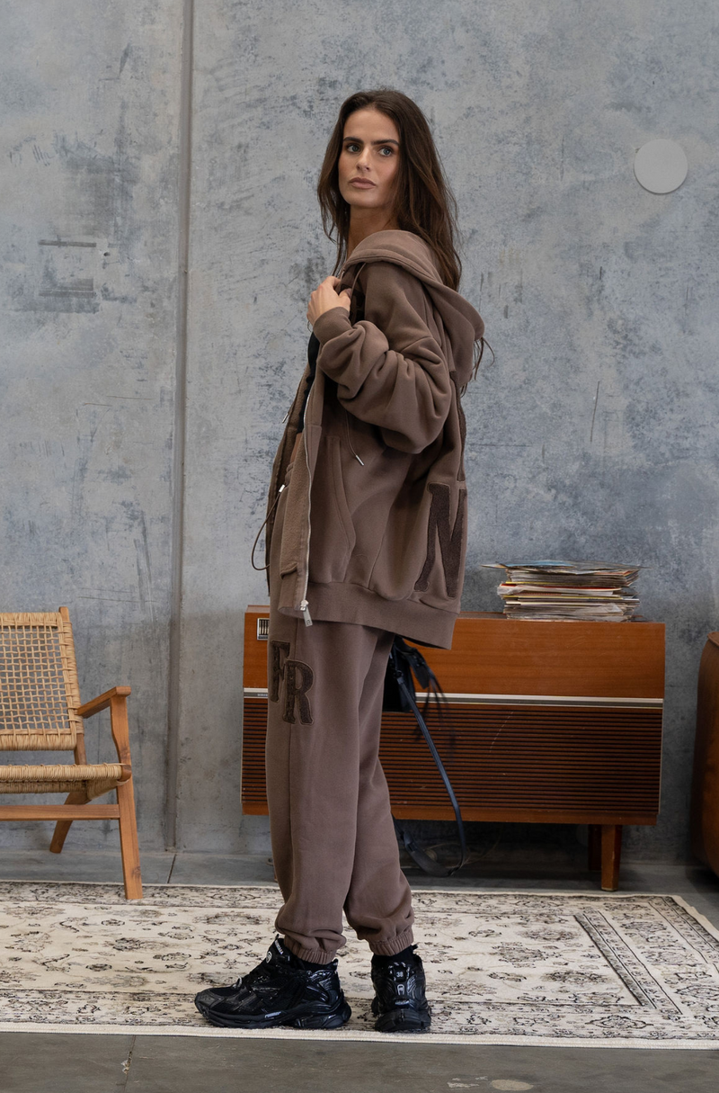 Season Zipped Hood - Mocha