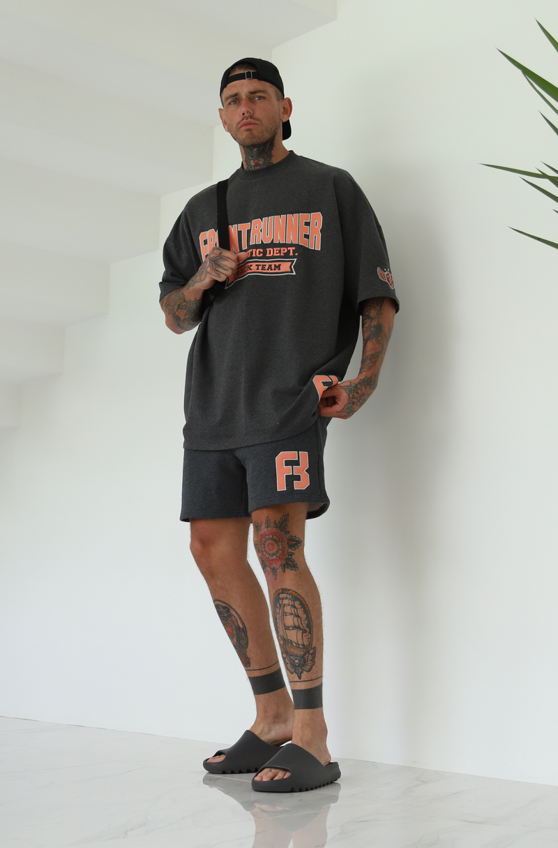 Athletic Dep Shorts - Charcoal