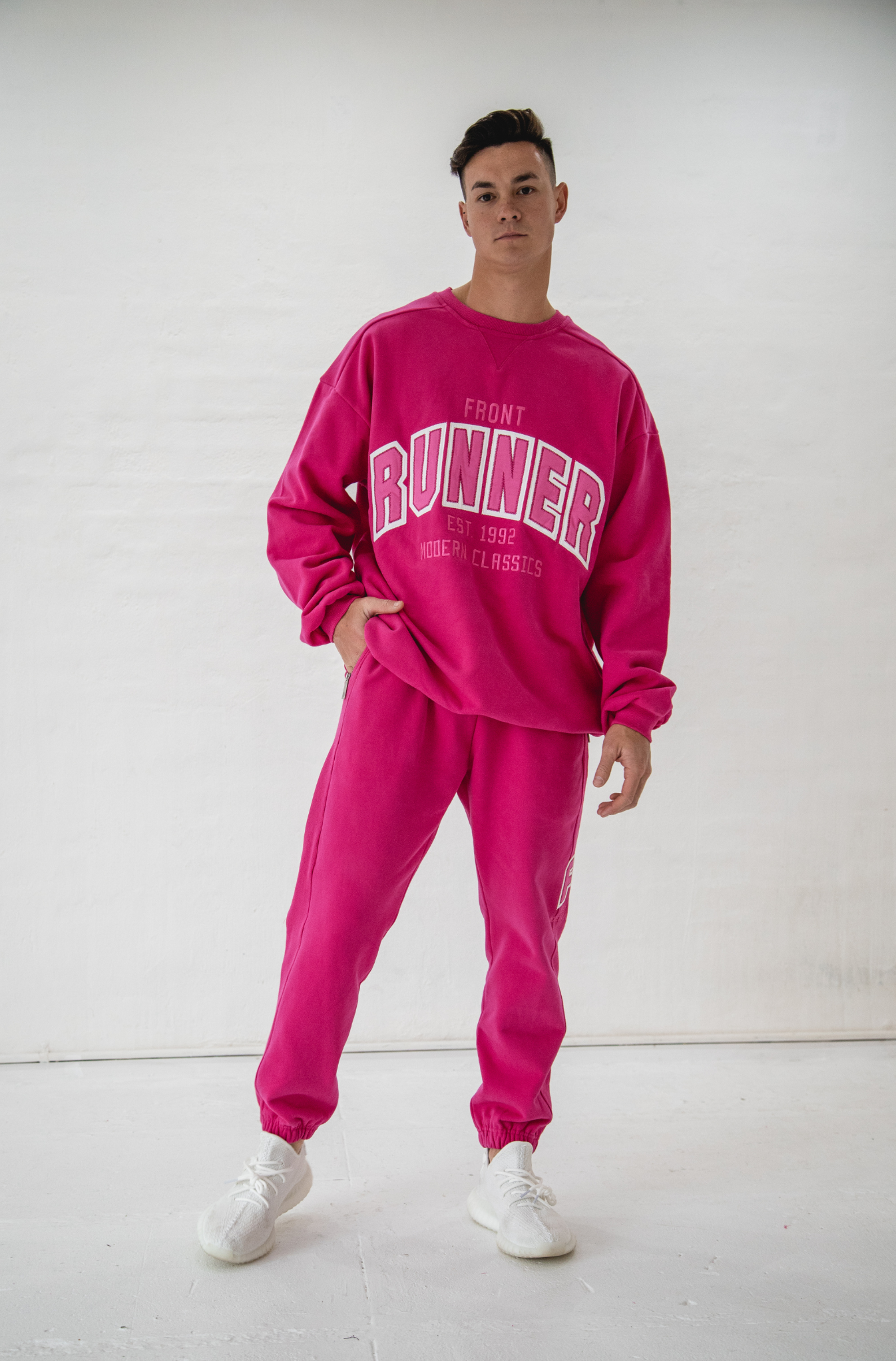 Modern Classics Crewneck - Flamingo