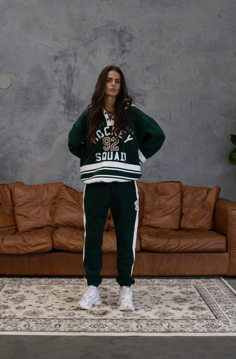 Hockey Squad Hoodie - Emerald
