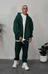 Season Zipped Hood - Forest Green