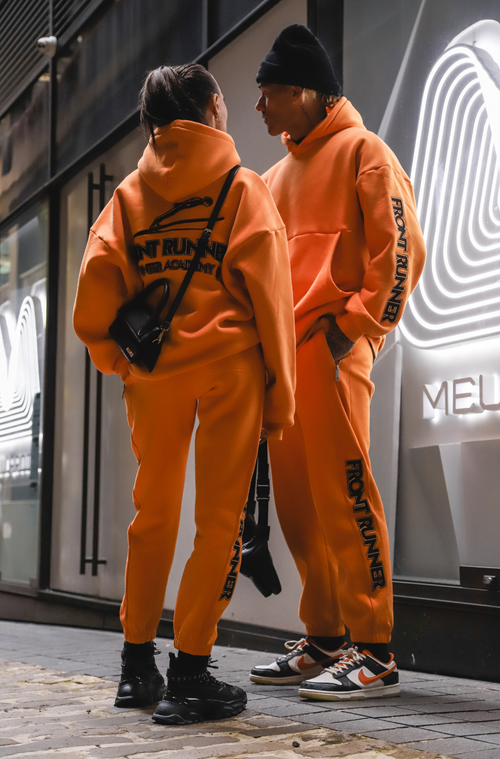 Winter Academy Hoodie - Orange