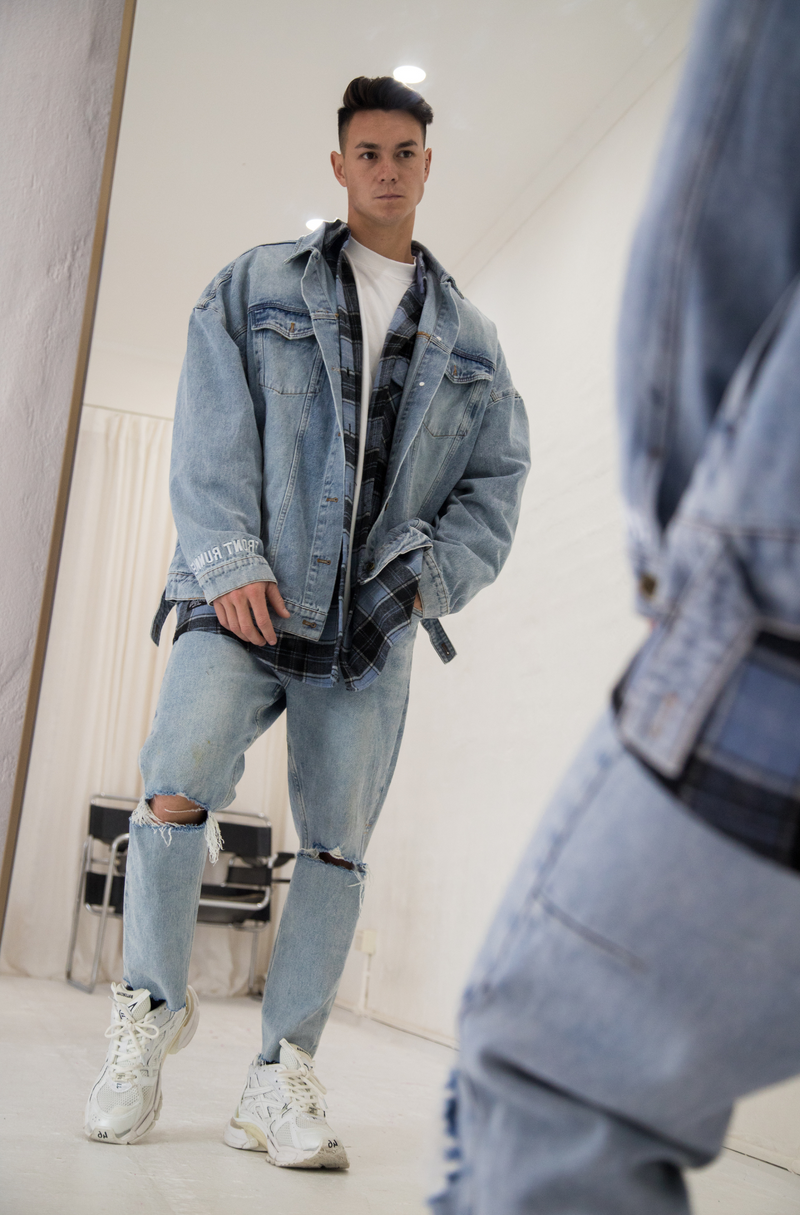 Harlow Jacket - Washed Blue