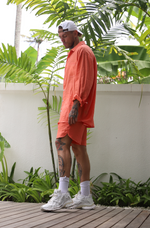 Ulu Linen Shirt - Coral