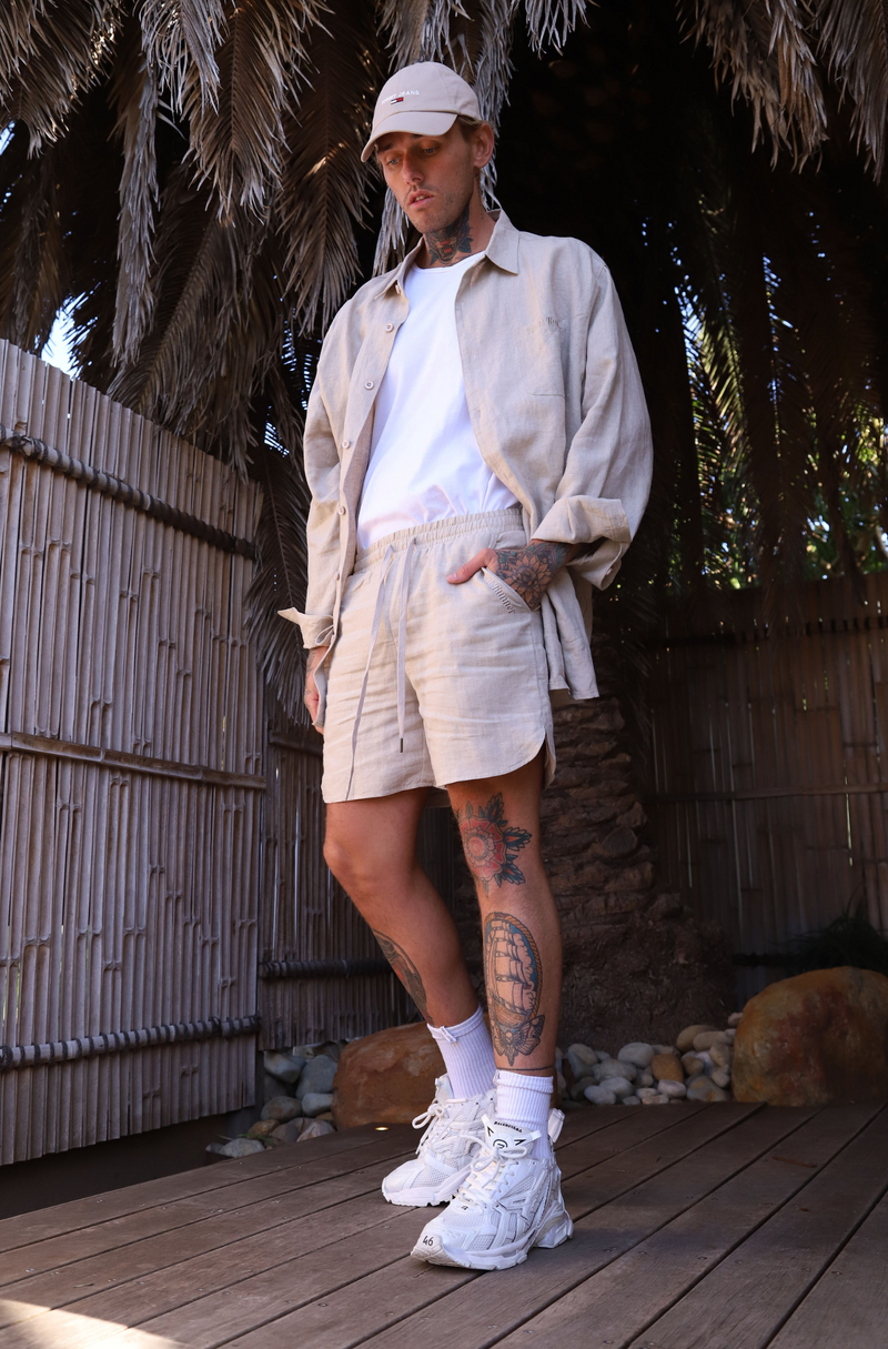Ulu Linen Shorts - Oatmeal