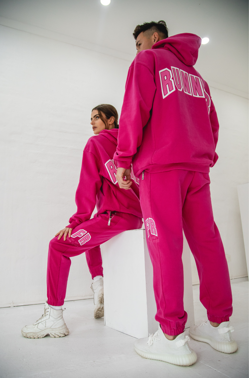 Runner Trackies - Flamingo