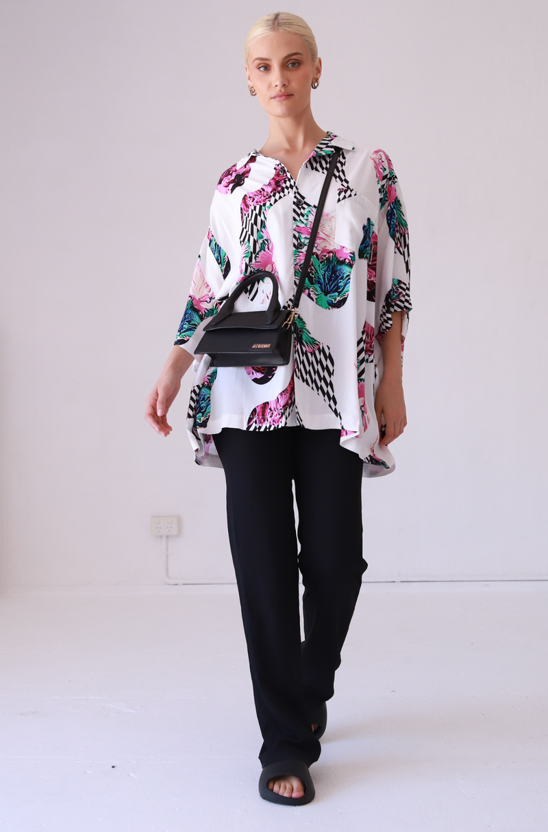 Aztec Shirt - White