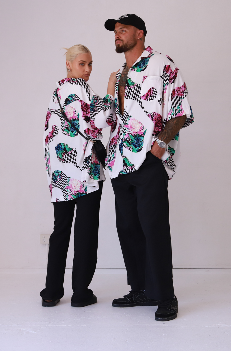 Aztec Shirt - White