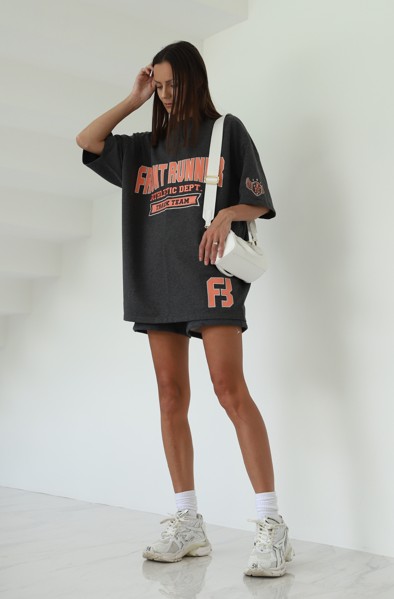 高額売筋 BALENCIAGA Athletes Oversized T-shirt メンズ | bca.edu.gr