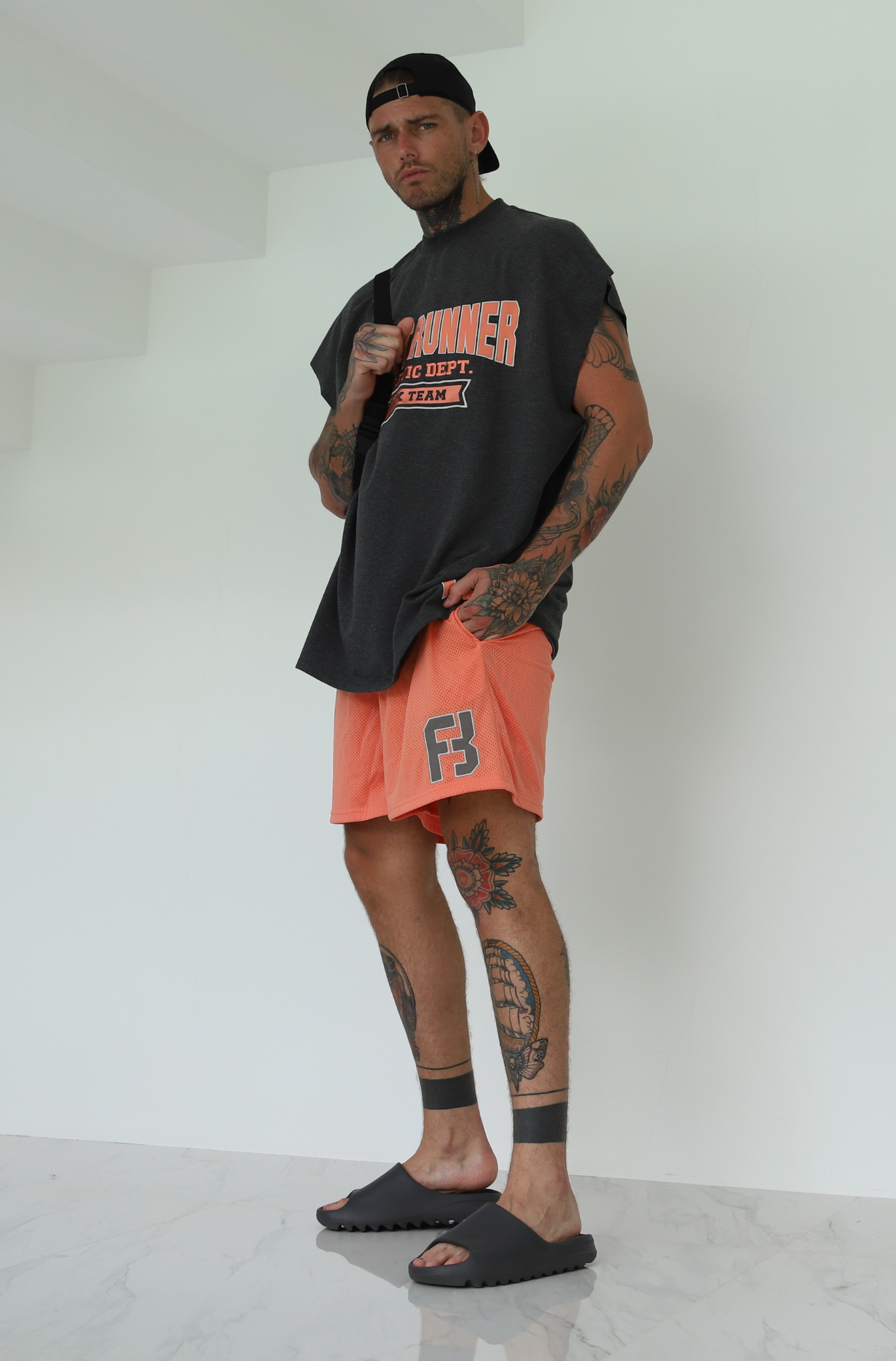 Athletic Dep Shorts - Coral