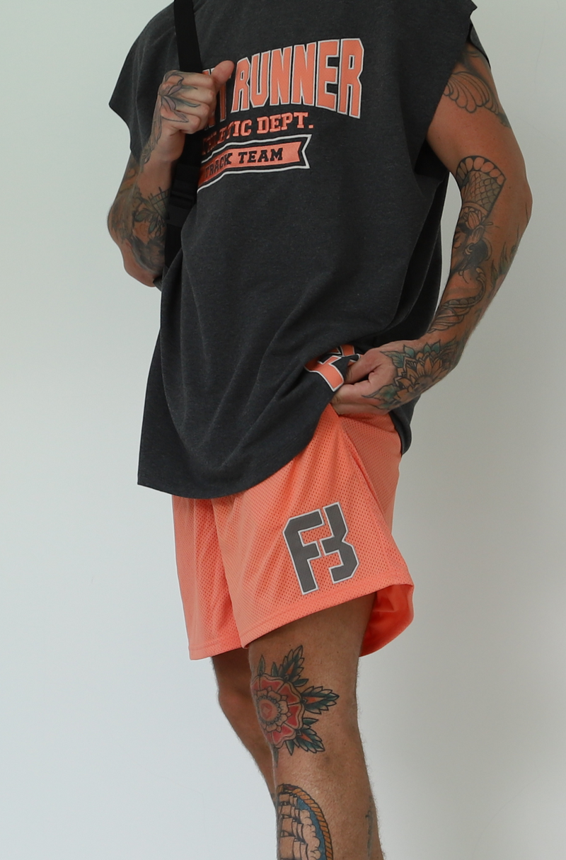 Athletic Dep Shorts - Coral