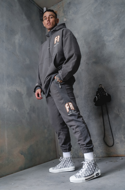 Runner Trackies - Titanium